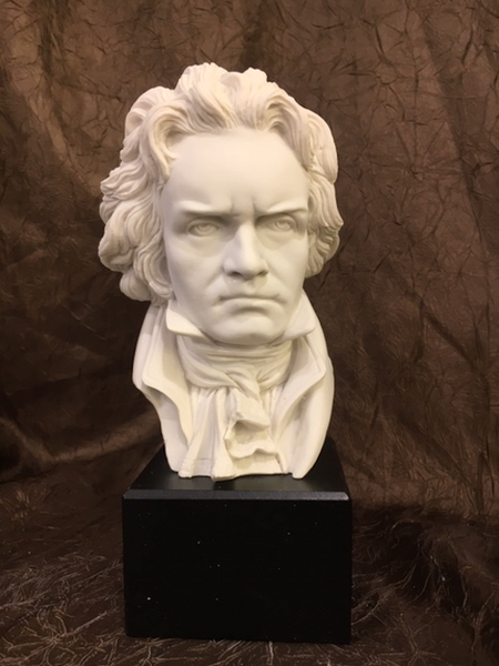 Beethoven Bust Prometheus Sculptural Portrait Composer Marble